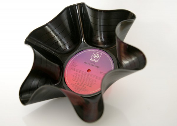 disco de vinil tigela