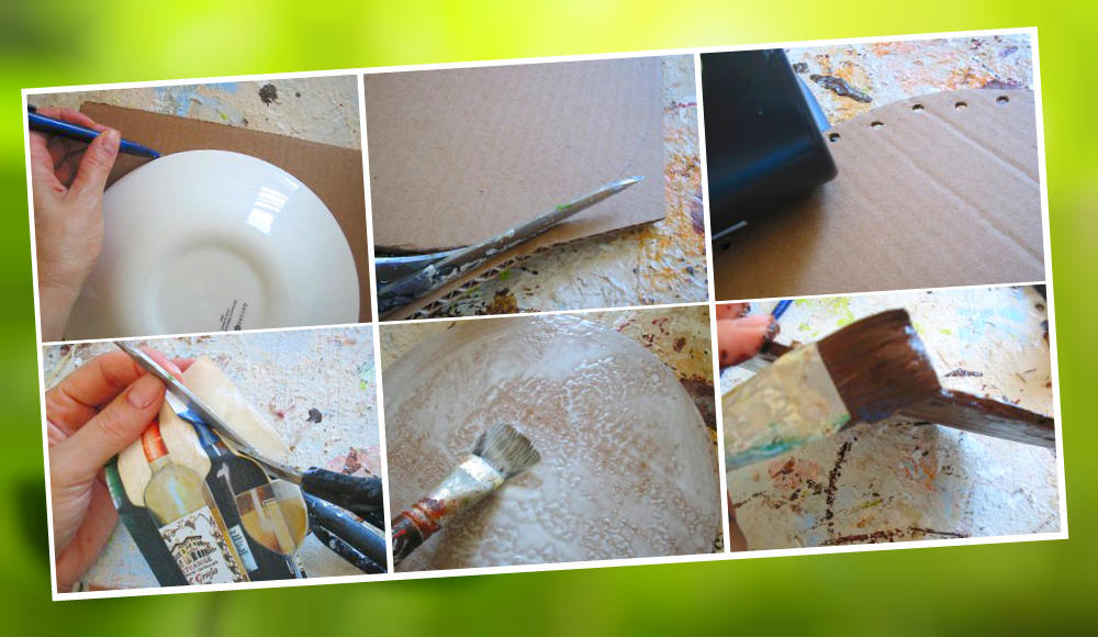 reciclagem artesanal. Como fazer um quadro usando papelão