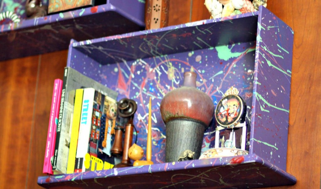 Gavetas viram estante