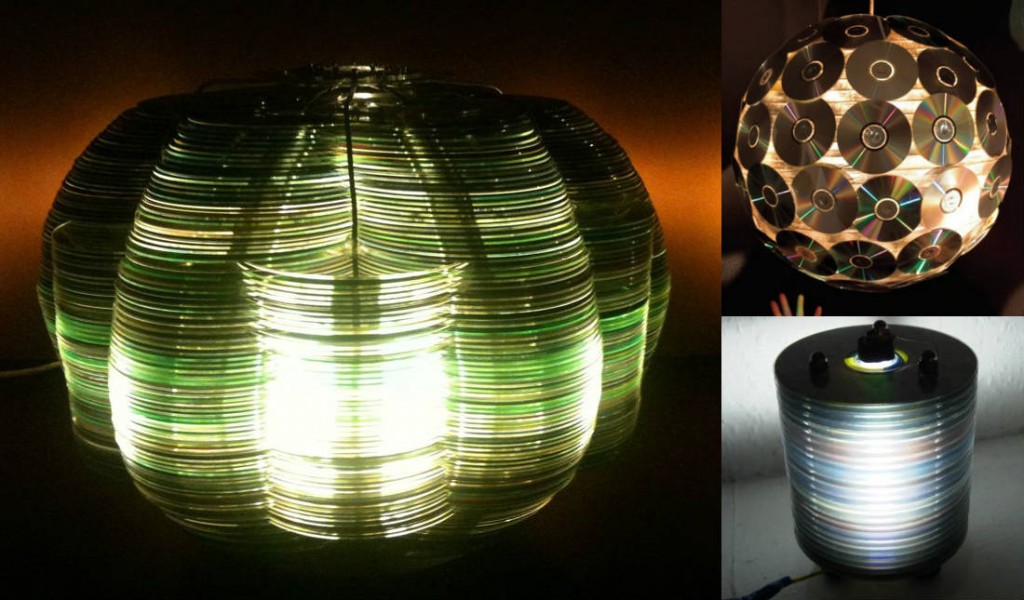 reciclagem artesanal de CD